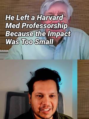He left Harvard Med because the impact was too small. Then came the NASDAQ bell, the bankruptcies, and 60 companies of lessons. Full episode on YouTube, Spotify and Apple.